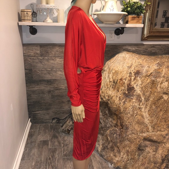 🚫sold on eBay Marciano show stopper red dress - Picture 3 of 4